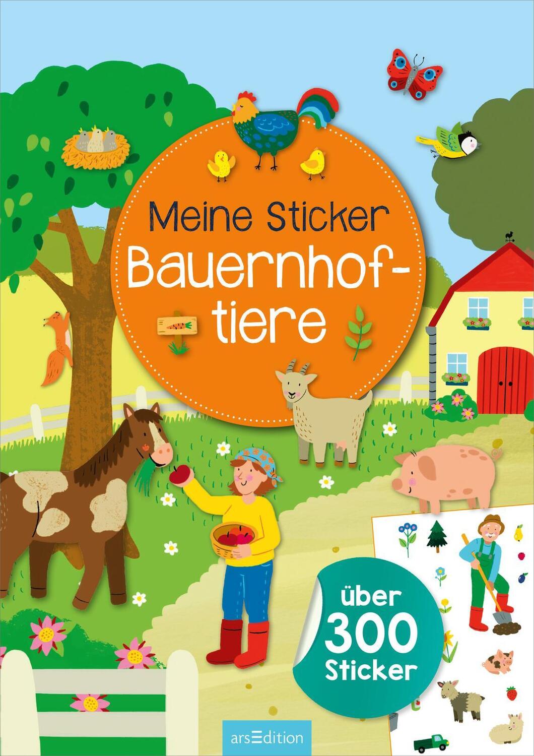 Bild: 9783845851235 | Meine Sticker - Bauernhoftiere | Über 300 Sticker | Taschenbuch | 2023