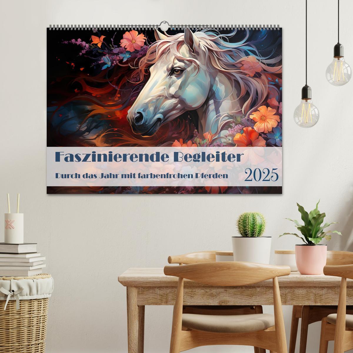 Bild: 9783383842986 | Faszinierende Begleiter (Wandkalender 2025 DIN A2 quer), CALVENDO...