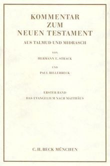 Cover: 9783406027253 | Kommentar zum Neuen Testament aus Talmud und Midrasch Bd. 2: Das...