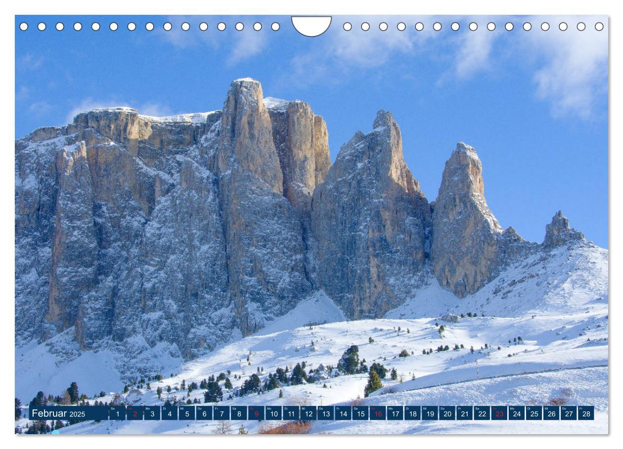 Bild: 9783435250790 | Sella Ronda (Wandkalender 2025 DIN A4 quer), CALVENDO Monatskalender