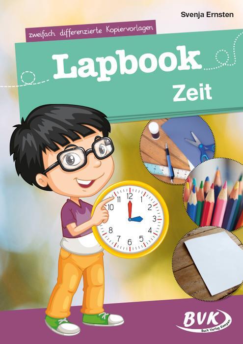 Cover: 9783965201750 | Lapbook Zeit | zweifach differenzierte Kopiervorlagen | Svenja Ernsten