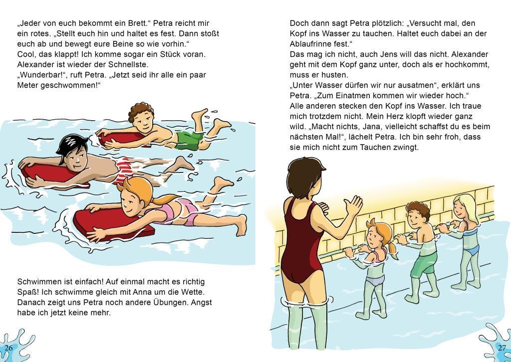 Bild: 9783944824642 | Wie Jana ihre Angst vor dem Wasser verliert | Schwimmen macht Spaß