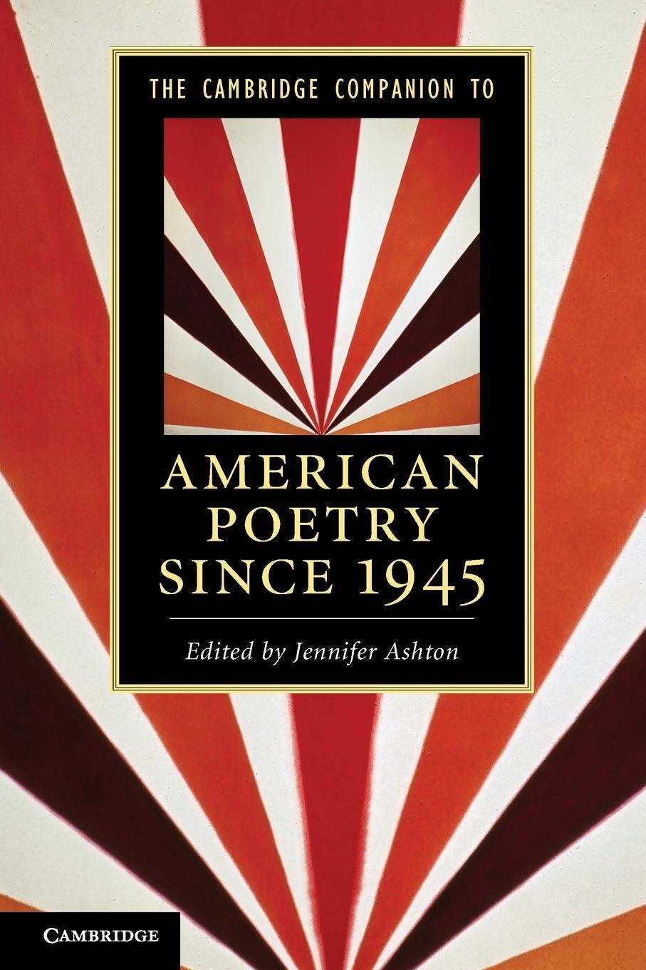 Cover: 9780521147958 | The Cambridge Companion to American Poetry since 1945 | Ashton | Buch