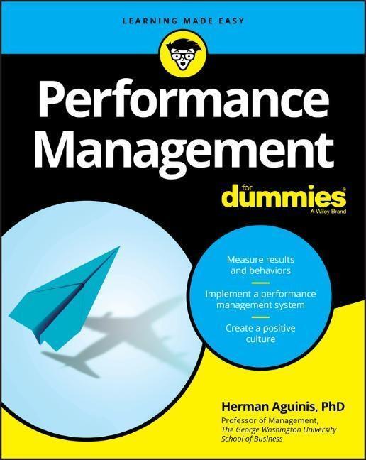 Cover: 9781119557654 | Performance Management For Dummies | Herman Aguinis | Taschenbuch