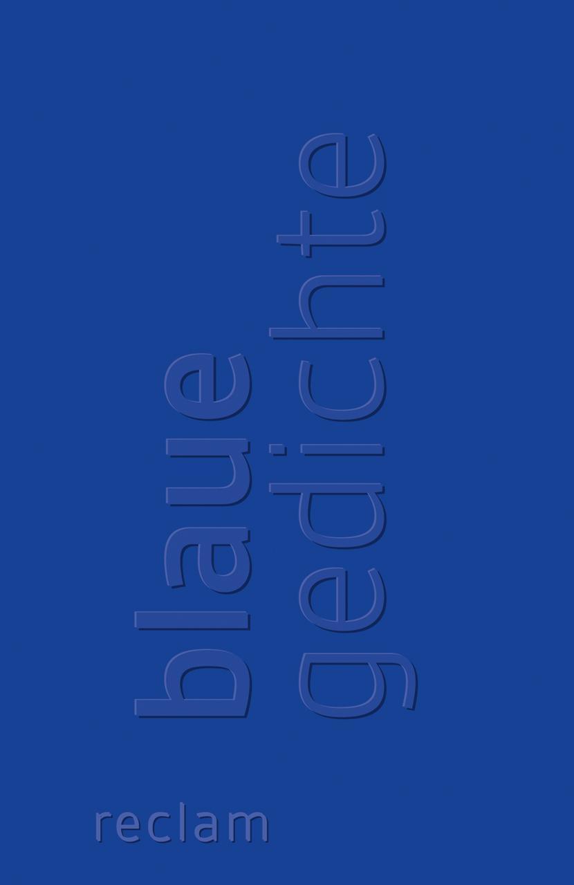 Cover: 9783150189252 | Blaue Gedichte | Gabriele Sander | Taschenbuch | 138 S. | Deutsch
