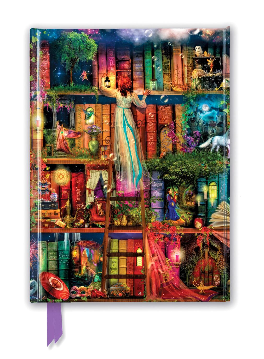 Cover: 9781787550339 | Aimee Stewart: Treasure Hunt Bookshelves (Foiled Journal) | Studio