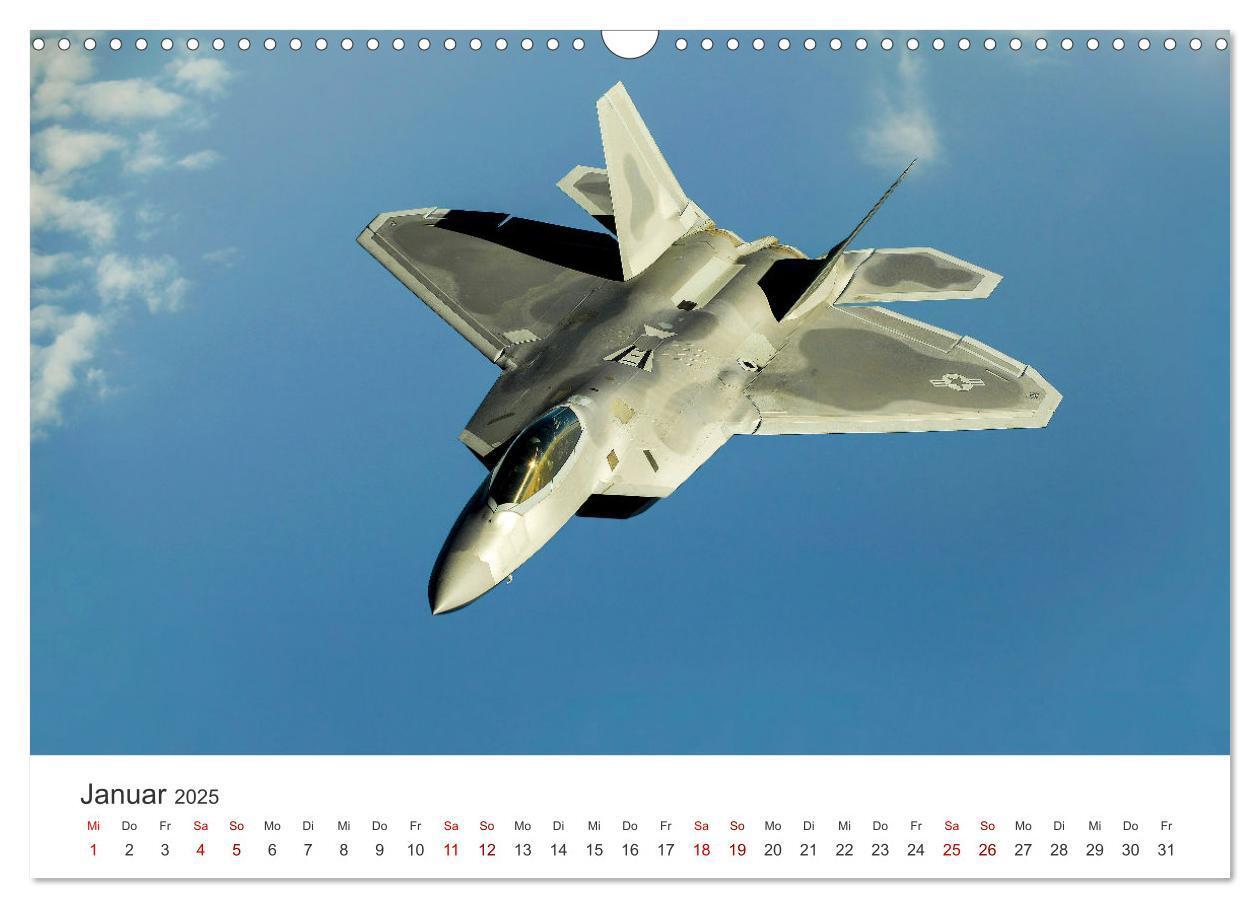 Bild: 9783383918339 | Kampfjets - Düsenjäger-Kalender (Wandkalender 2025 DIN A3 quer),...