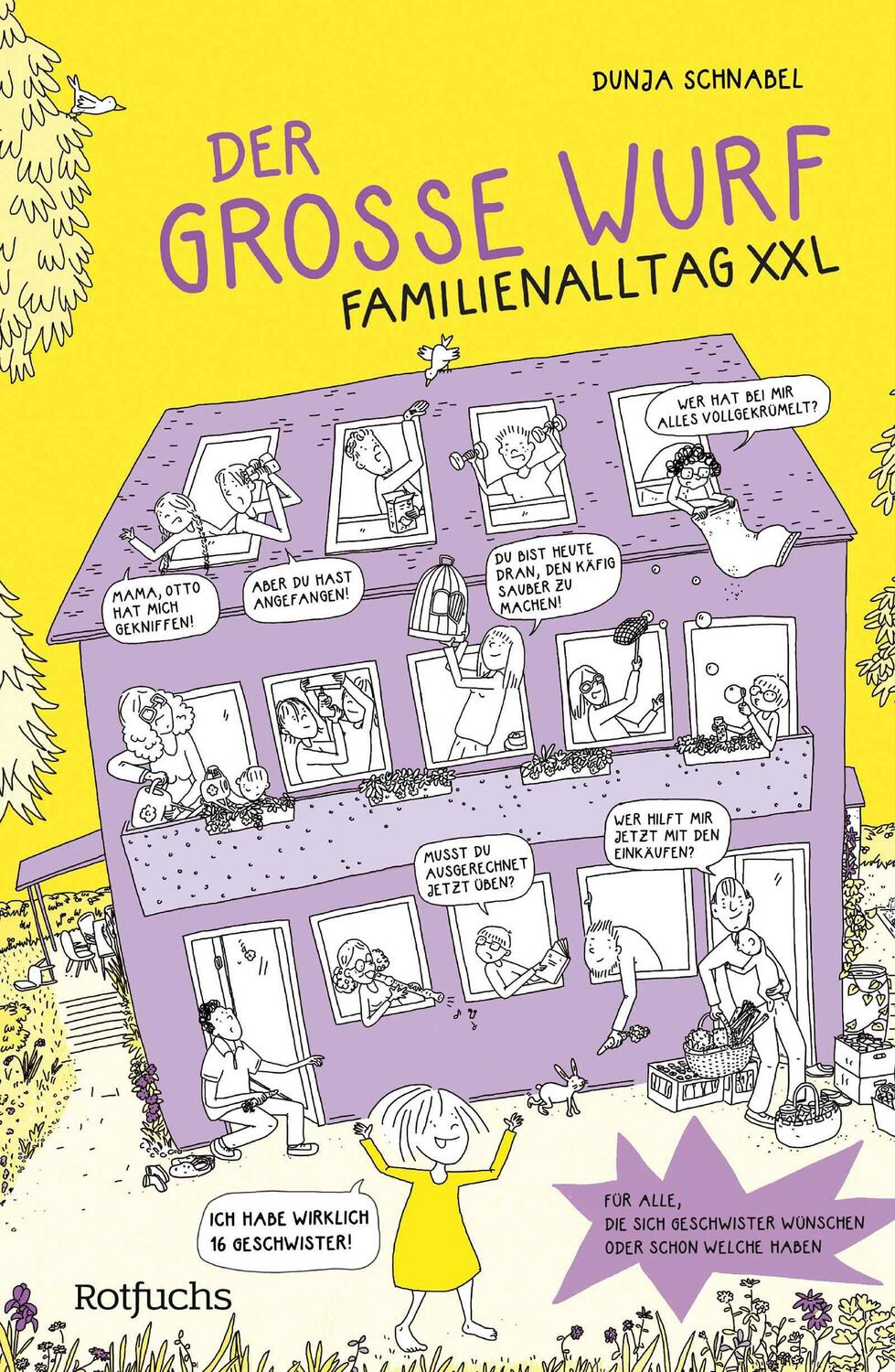 Cover: 9783757100056 | Der große Wurf | Familienalltag XXL Comicroman für Kinder ab 8 Jahre