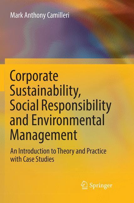 Cover: 9783319836003 | Corporate Sustainability, Social Responsibility and Environmental...