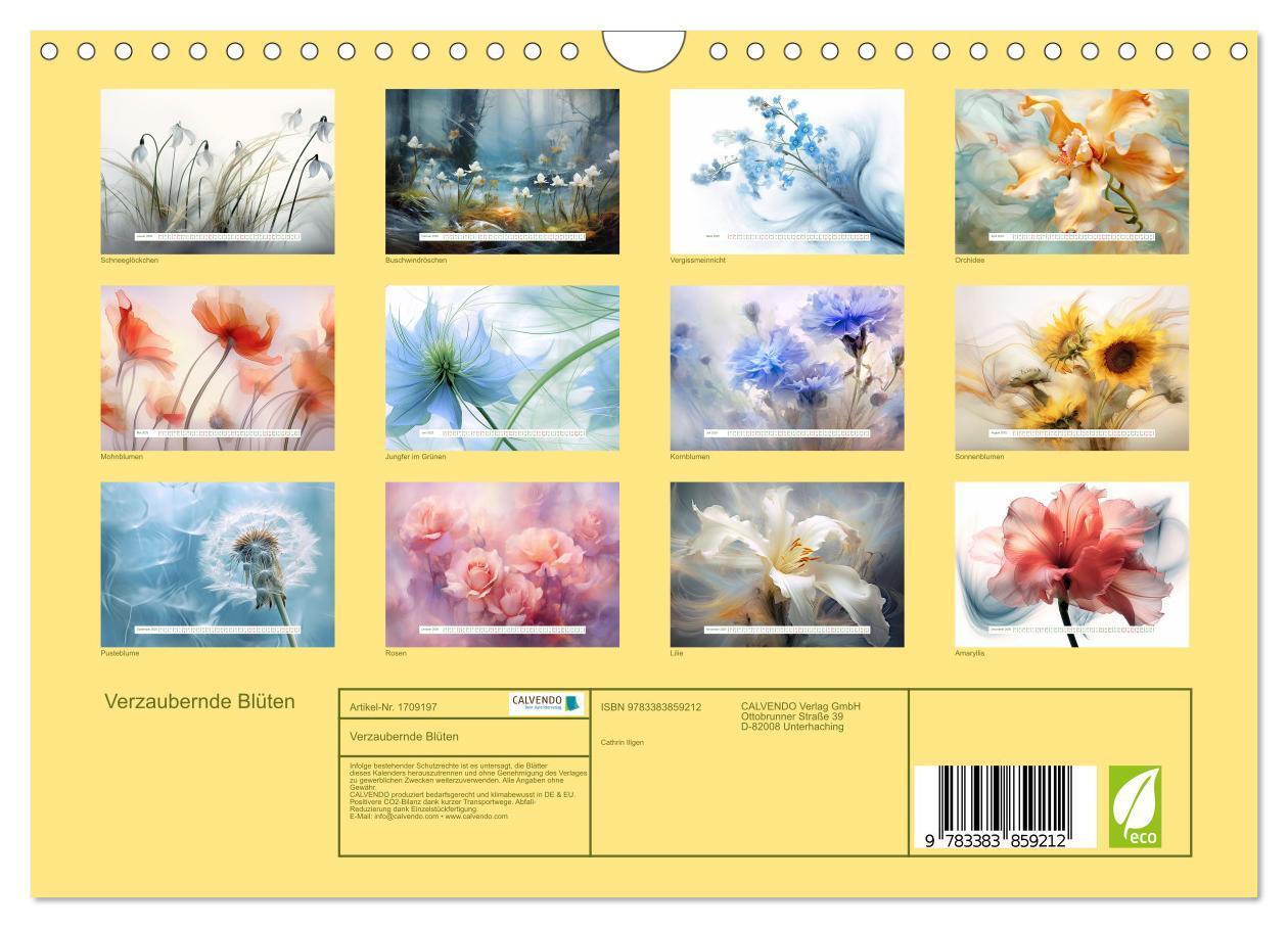 Bild: 9783383859212 | Verzaubernde Blüten (Wandkalender 2025 DIN A4 quer), CALVENDO...