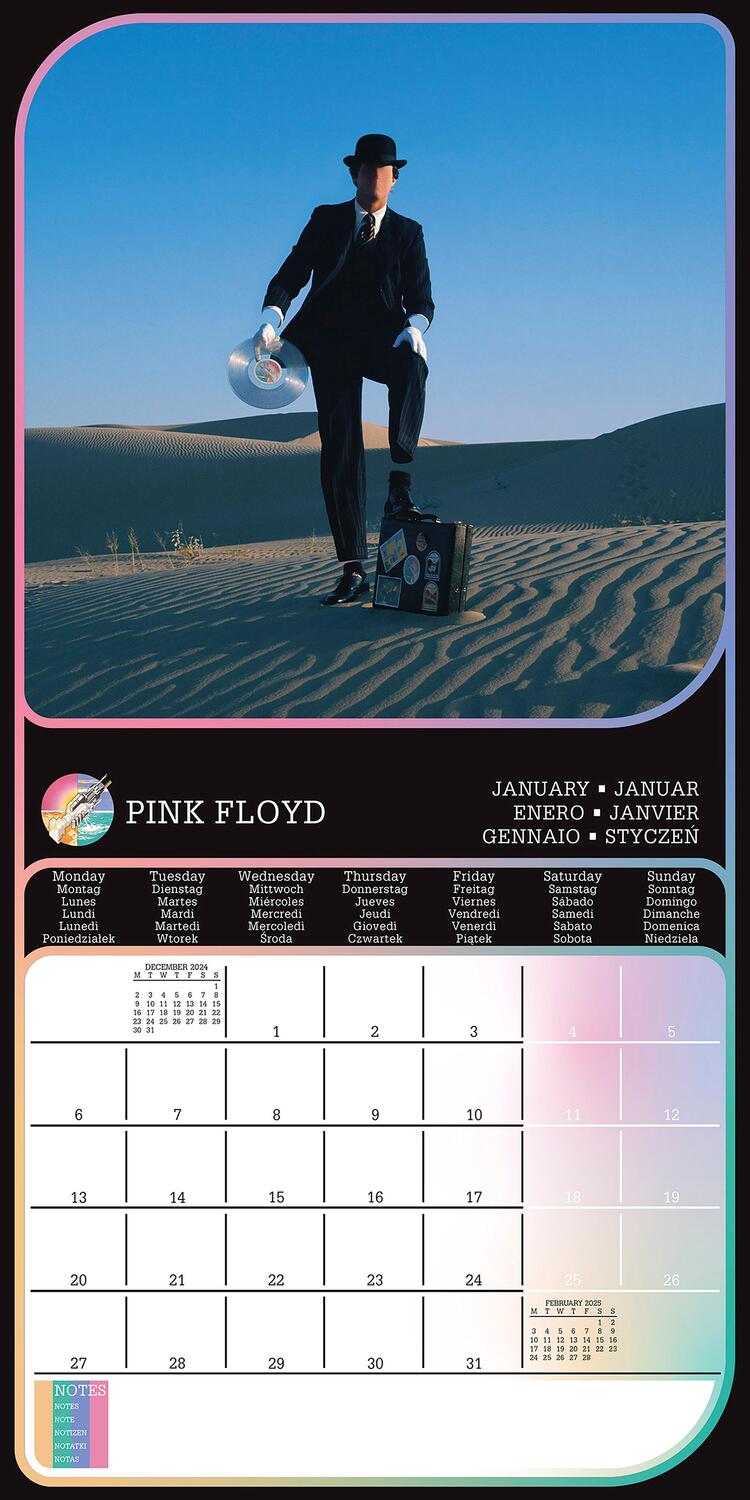 Bild: 9781804231579 | Pink Floyd 2025 30X30 Broschürenkalender | Kalender | 28 S. | Deutsch