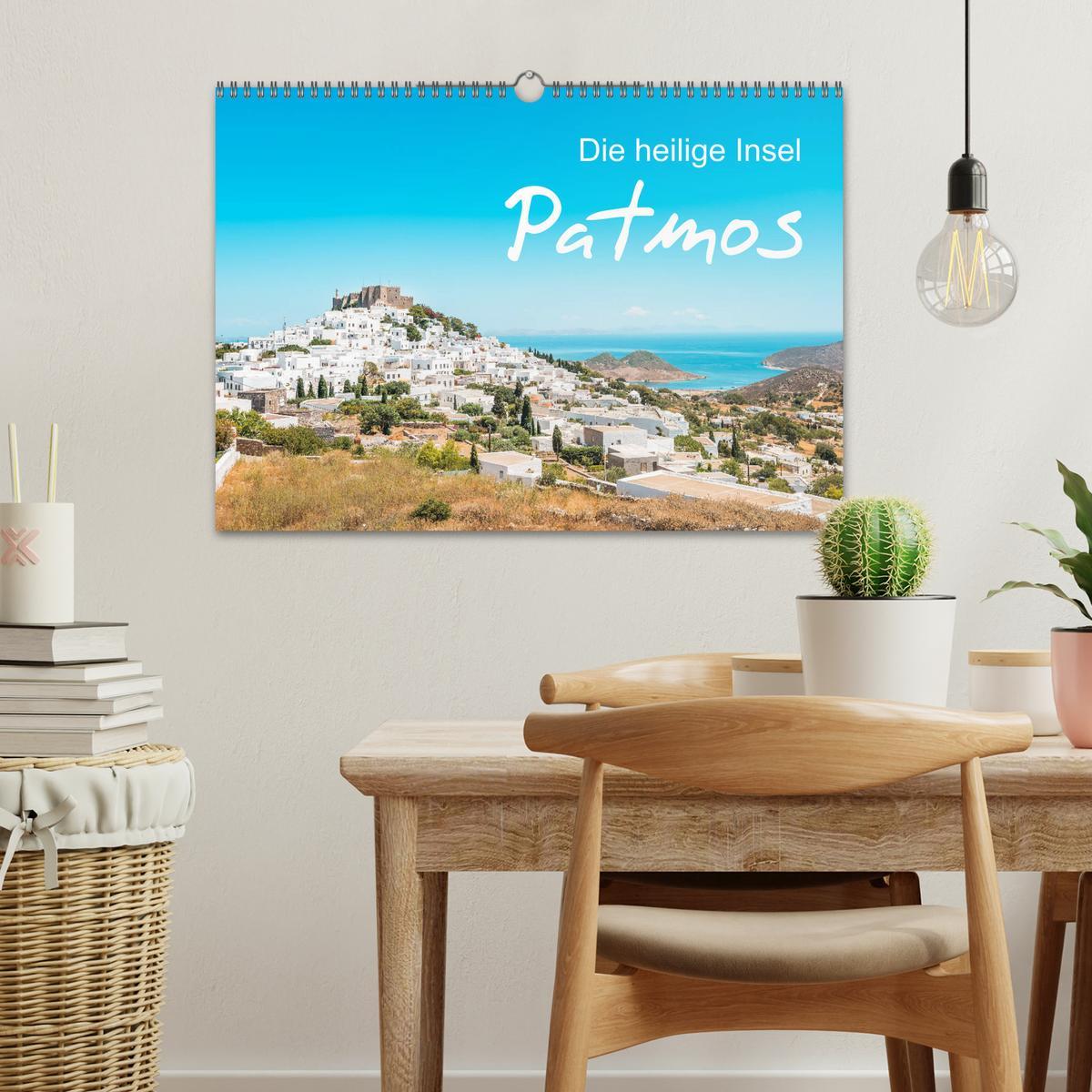 Bild: 9783383996924 | Patmos - Die heilige Insel (Wandkalender 2025 DIN A3 quer),...