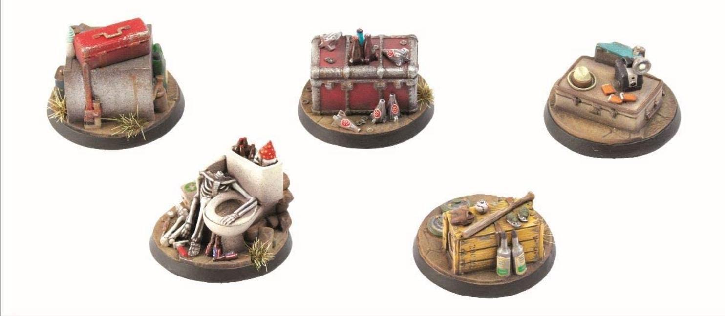 Cover: 5060523341634 | Fallout: Wasteland Warfare - Terrain Expansion: Objective Markers 1