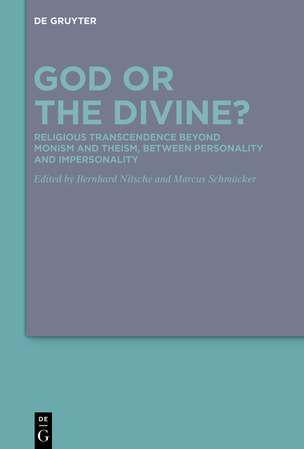 Cover: 9783110698169 | God or the Divine? | Bernhard Nitsche (u. a.) | Buch | X | Englisch