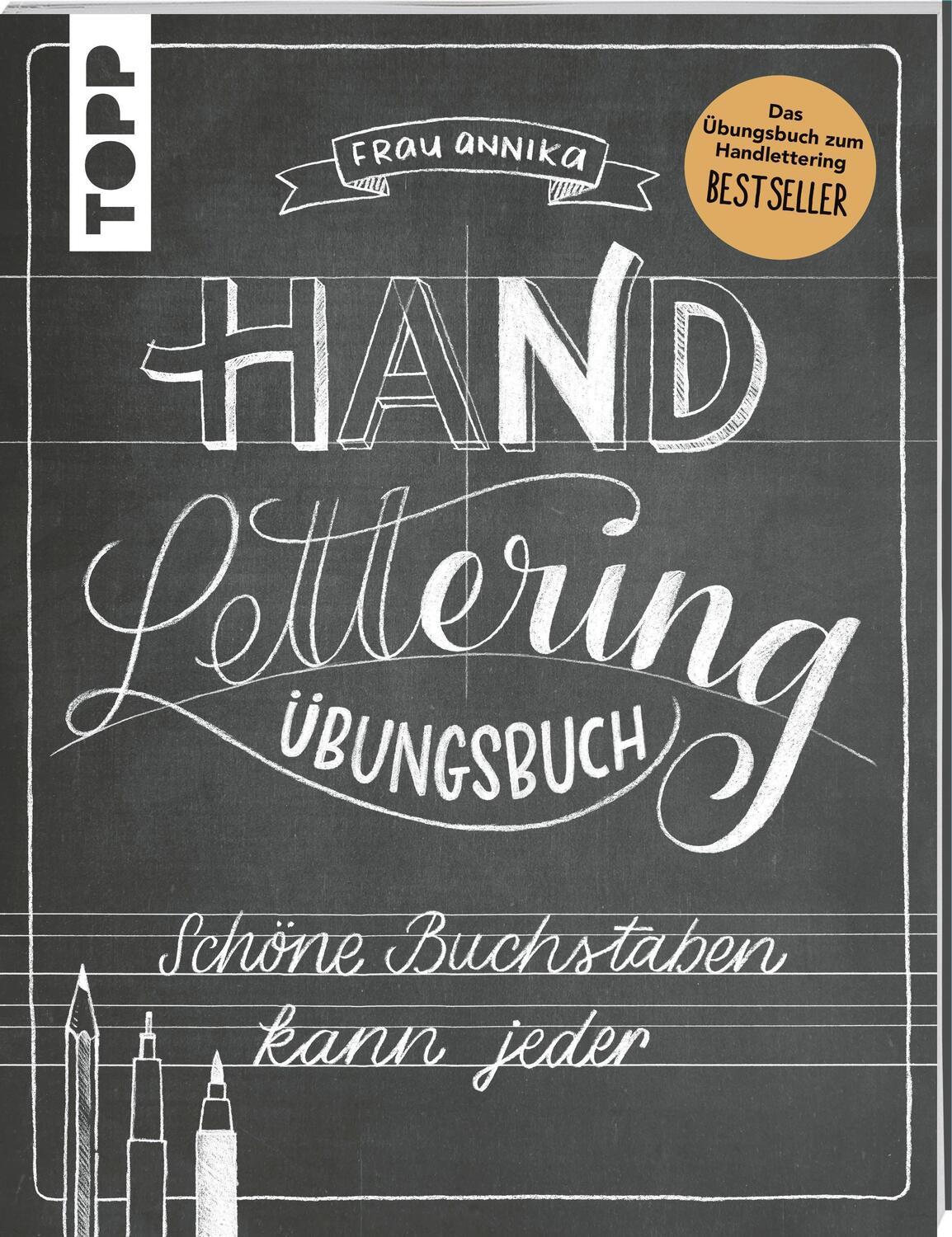 Cover: 9783772447211 | Handlettering. Die Kunst der schönen Buchstaben. Übungsbuch | Annika