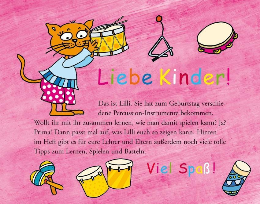 Bild: 9783866263482 | Lillis Percussionschule mit CD | Barbara Hintermeier (u. a.) | Buch