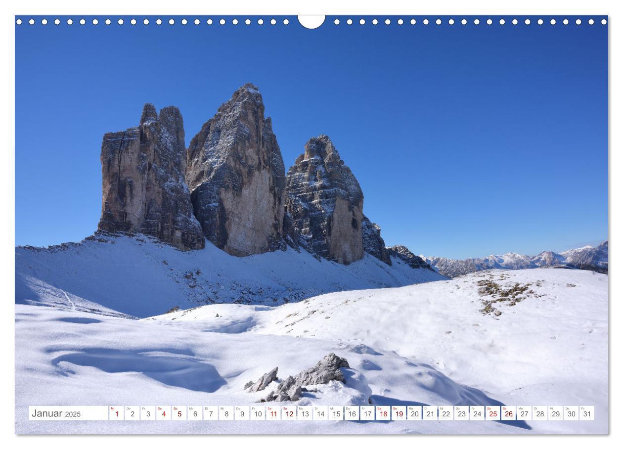 Bild: 9783457131886 | Sextener Dolomiten (Wandkalender 2025 DIN A3 quer), CALVENDO...