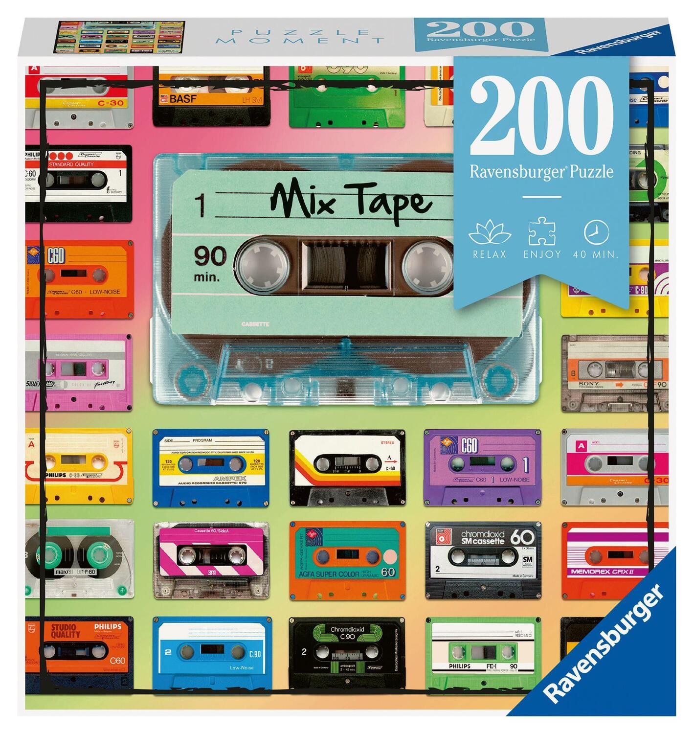 Cover: 4005556129621 | Ravensburger Puzzle Moment 12962 Mix Tape - 200 Teile Puzzle für...