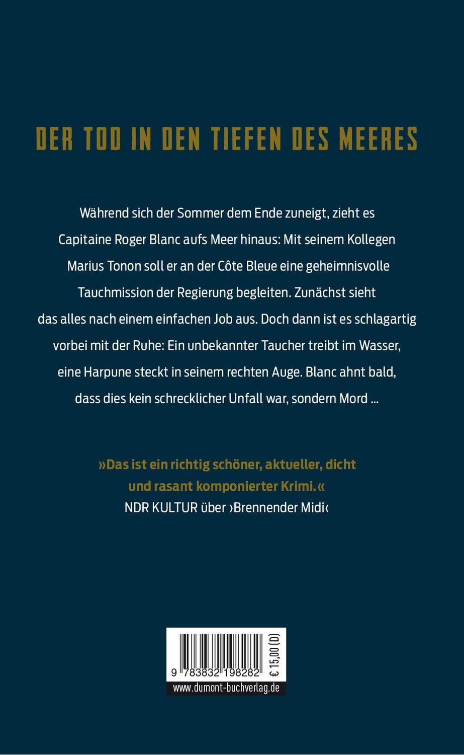 Rückseite: 9783832198282 | Gefährliche Côte Bleue | Cay Rademacher | Taschenbuch | 320 S. | 2017