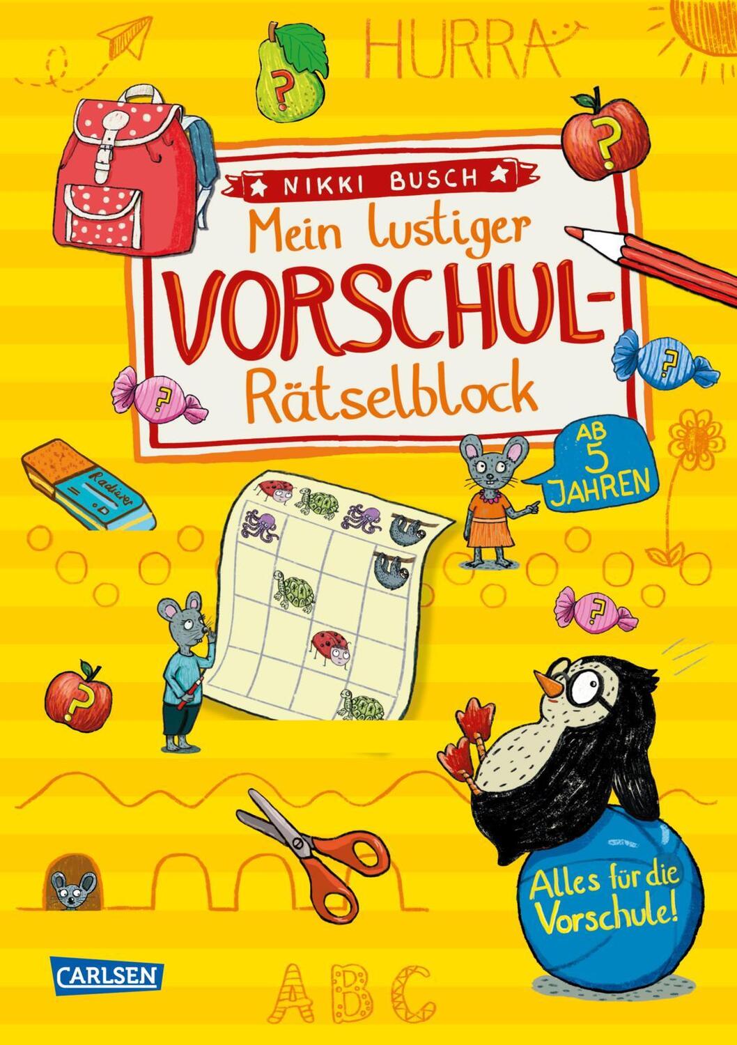 Cover: 9783551182975 | Mein lustiger Vorschul-Rätselblock | Rätsel für die Vorschule | Busch