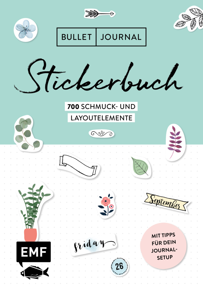 Cover: 9783960933359 | Bullet Journal - Stickerbuch Band 2: 700 neue Schmuck- und...