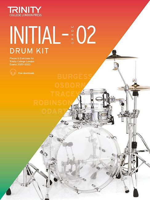 Cover: 9780857368126 | Trinity College London Drum Kit 2020-2023. Initial-Grade 2 | Broschüre