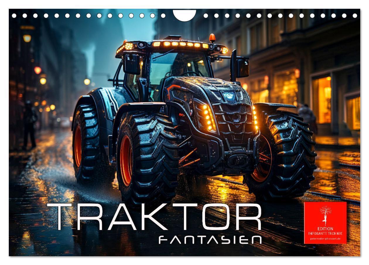 Cover: 9783383856358 | Traktor Fantasien (Wandkalender 2025 DIN A4 quer), CALVENDO...