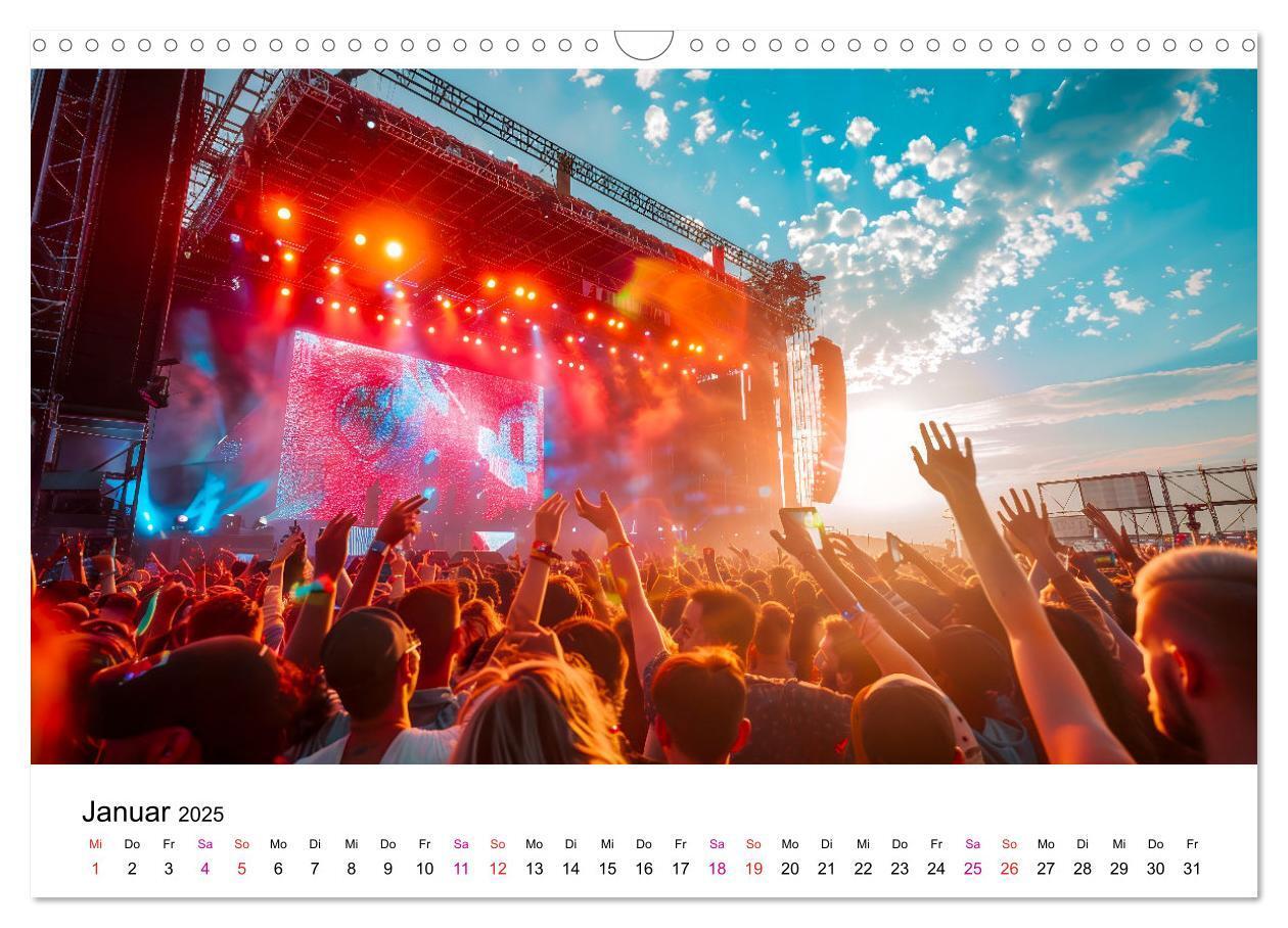 Bild: 9783457171479 | Festival Time (Wandkalender 2025 DIN A3 quer), CALVENDO Monatskalender