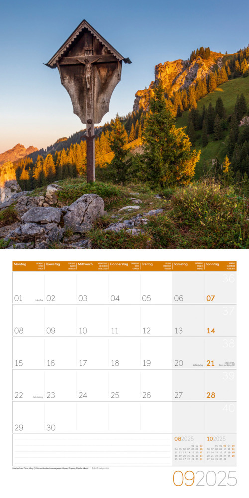 Bild: 9783838445144 | Alpen Kalender 2025 - 30x30 | Ackermann Kunstverlag | Kalender | 28 S.