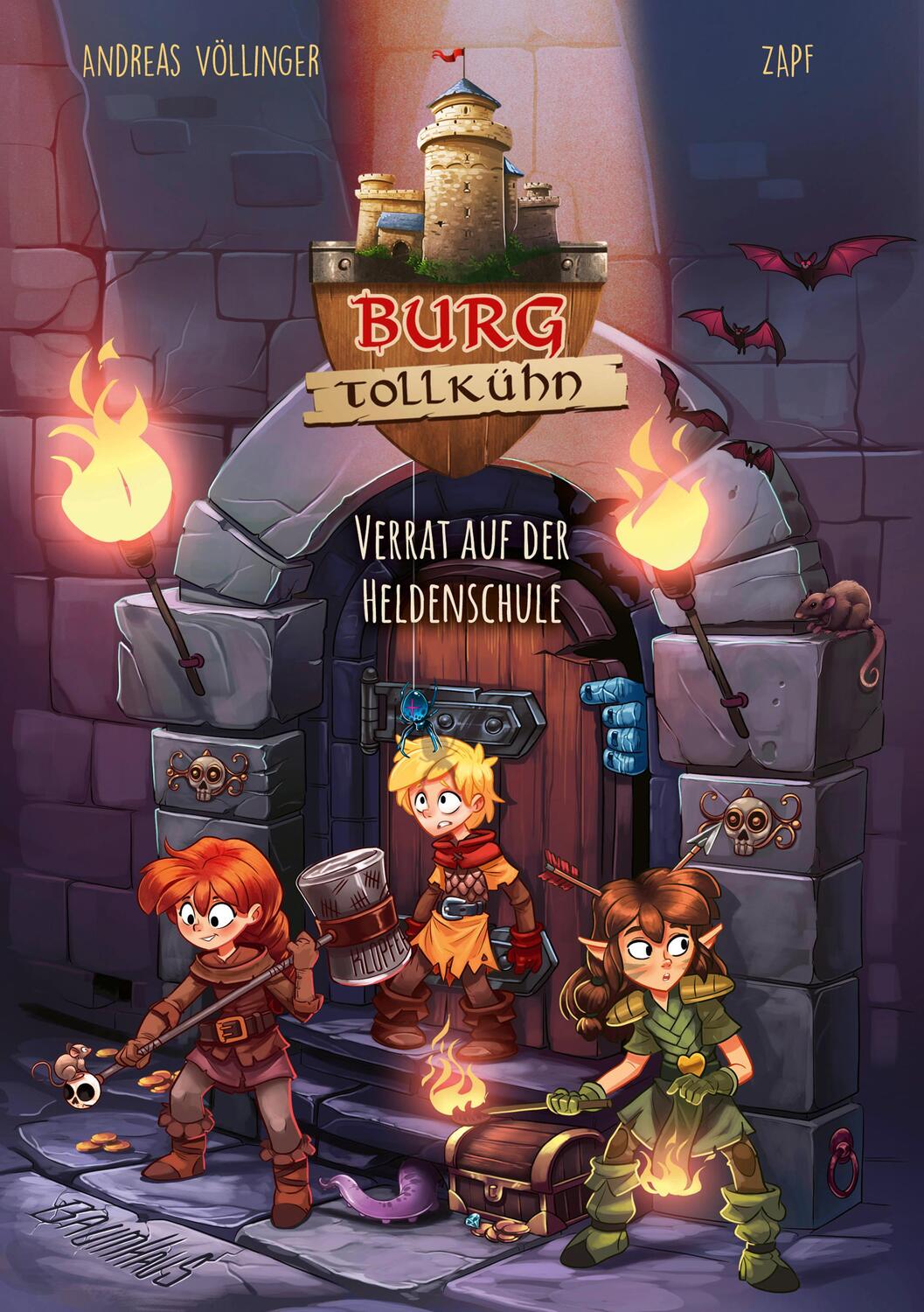 Cover: 9783833906183 | Burg Tollkühn - Verrat auf der Heldenschule | Band 2 | Völlinger