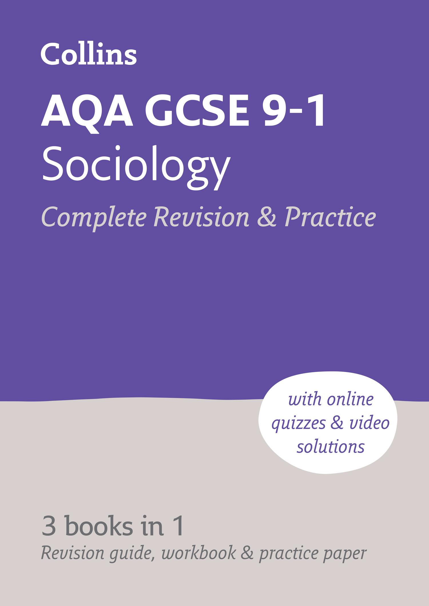 Cover: 9780008535025 | Aqa GCSE 9-1 Sociology All-In-One Complete Revision and Practice