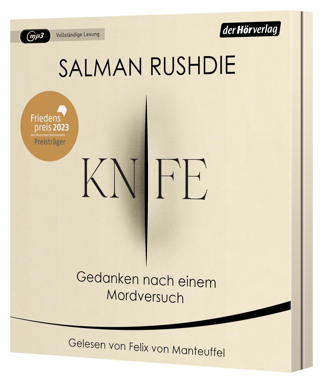Cover: 9783844551501 | Knife | Salman Rushdie | MP3 | 1 CD | Deutsch | 2024 | Der Hörverlag