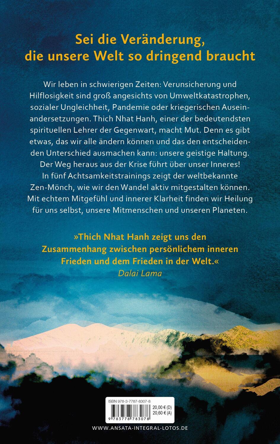 Bild: 9783778783078 | Zen und die Kunst, die Welt zu retten | Nhat Thich | Buch | Deutsch