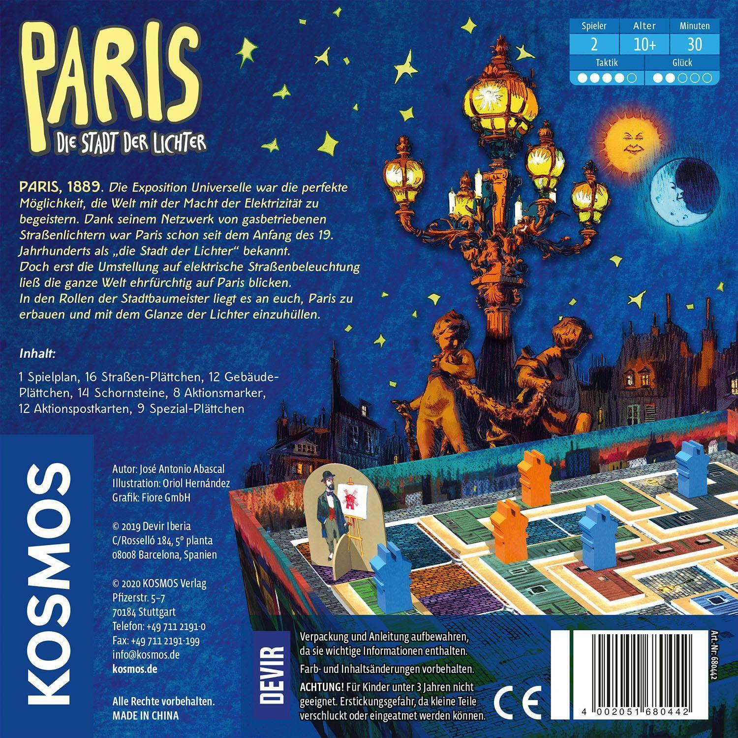 Bild: 4002051680442 | Paris | José Antonio Abascal | Spiel | Brettspiel | 680442 | Deutsch