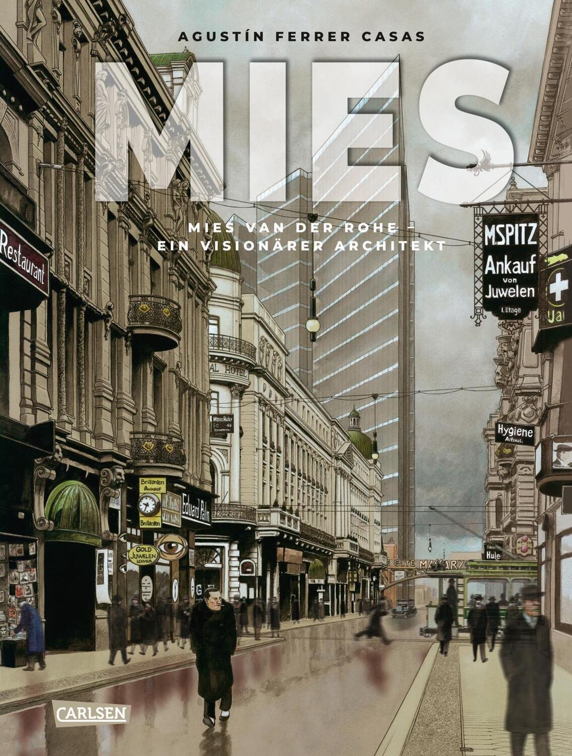 Cover: 9783551022943 | MIES - Mies van der Rohe | Ein visionärer Architekt (Graphic Novel)