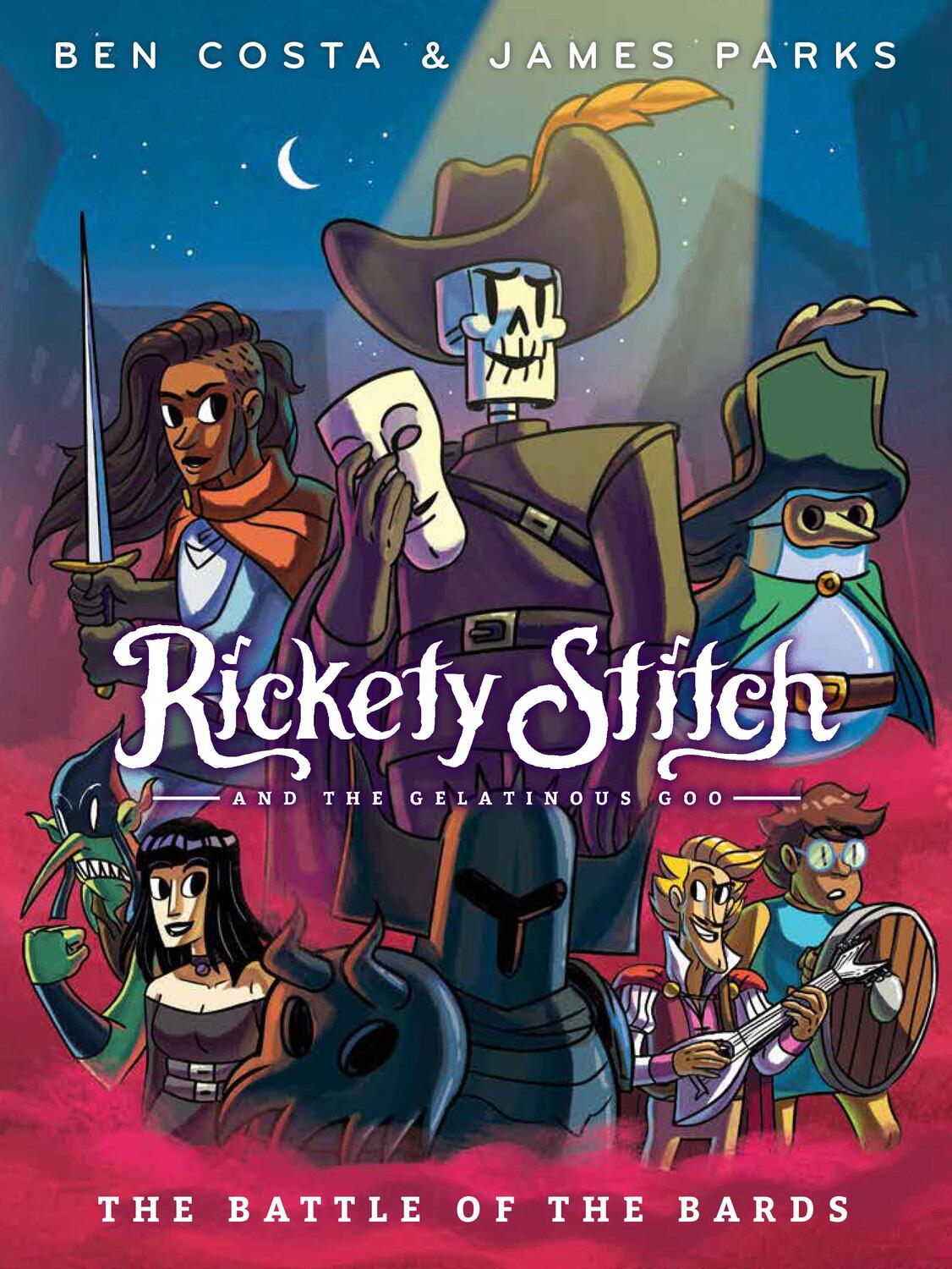 Cover: 9780399556203 | Rickety Stitch and the Gelatinous Goo Book 3: The Battle of the Bards