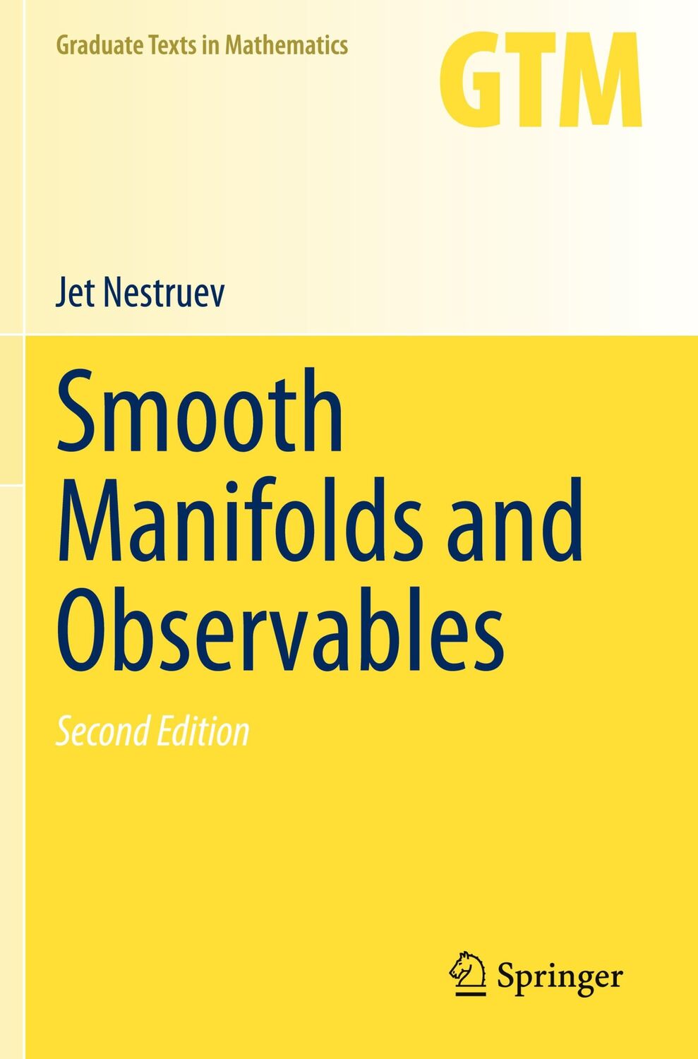 Cover: 9783030456528 | Smooth Manifolds and Observables | Jet Nestruev | Taschenbuch | xviii