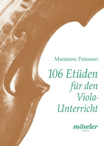 Cover: 9790203710448 | 106 Etüden für den Violaunterricht für Viola | Marianne Petersen