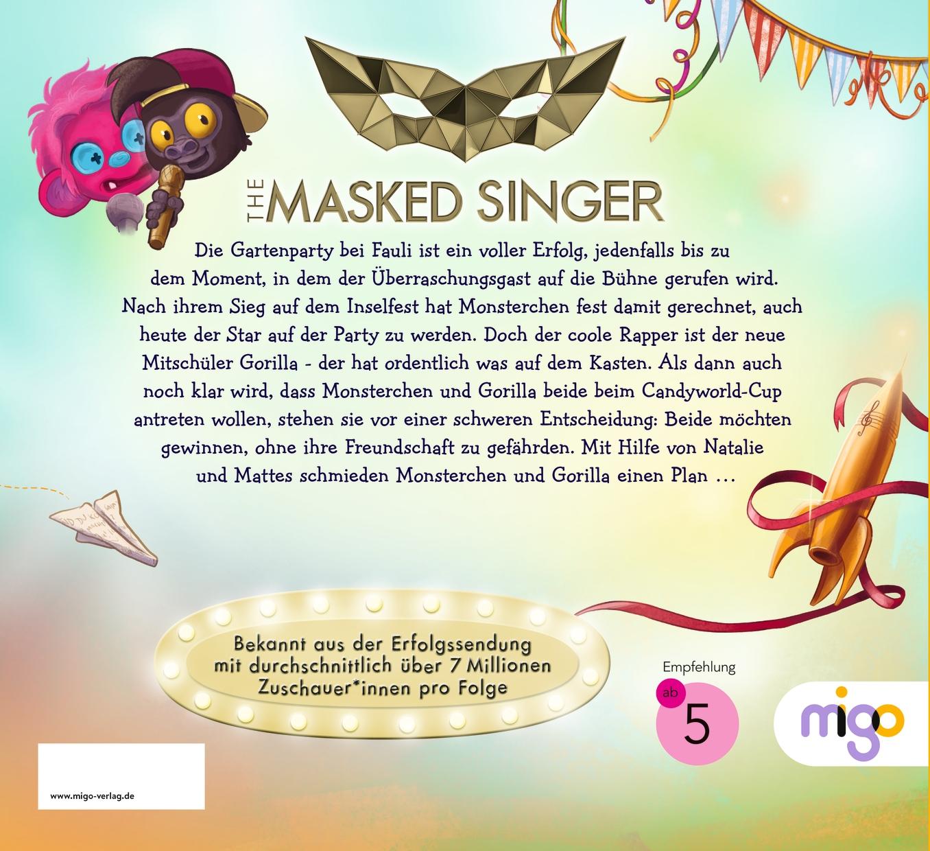 Rückseite: 9783968461038 | The Masked Singer 2. Ein monsterstarkes Team | THiLO | Buch | 96 S.