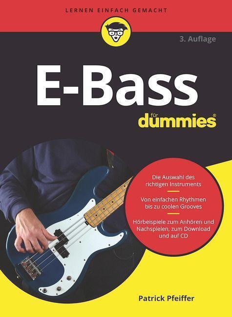 Cover: 9783527719631 | E-Bass für Dummies | Patrick Pfeiffer | Taschenbuch | für Dummies