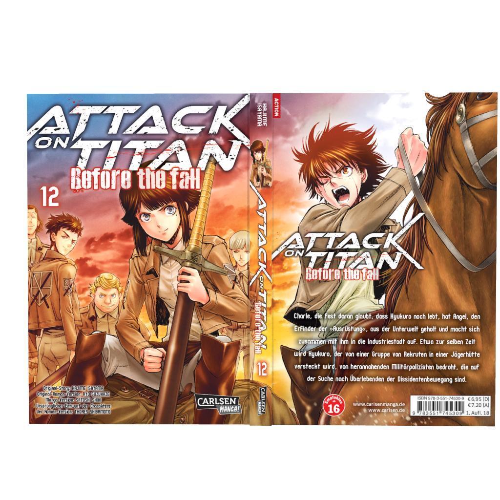 Bild: 9783551745309 | Attack on Titan - Before the Fall 12 | Hajime Isayama (u. a.) | Buch