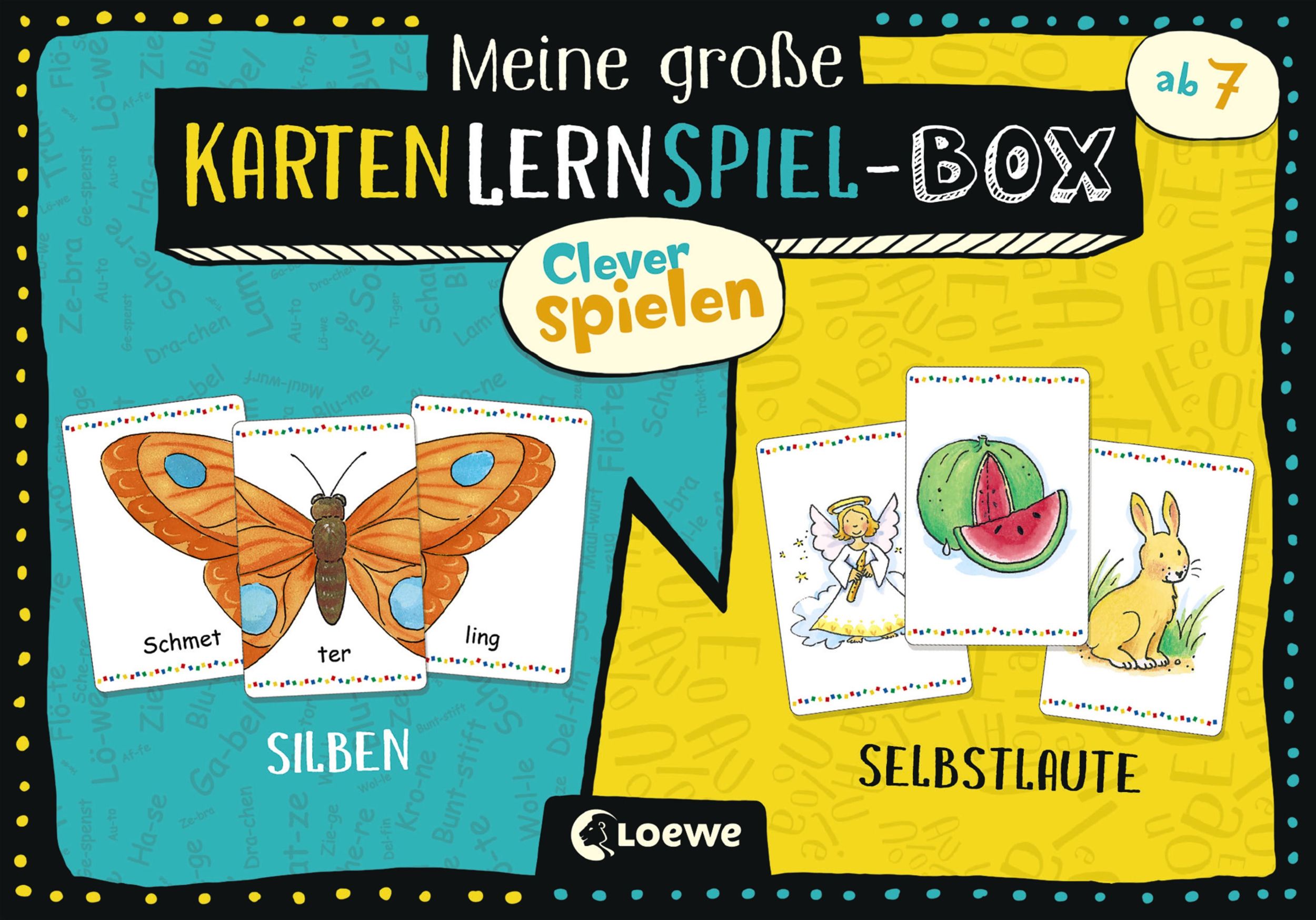 Cover: 9783743208315 | Clever Spielen - Meine große KartenLernSpiel-Box - Silben/Selbstlaute