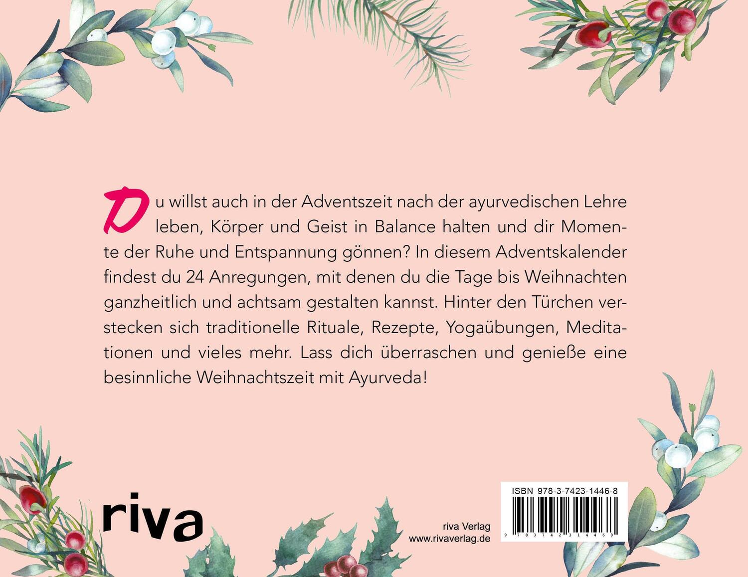 Rückseite: 9783742314468 | Mit Ayurveda durch den Advent | Laura Krüger | Kalender | Deutsch