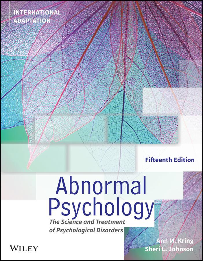 Cover: 9781119859918 | Abnormal Psychology | Ann M. Kring (u. a.) | Taschenbuch | 640 S.