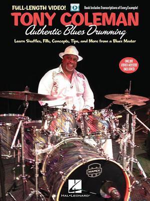 Cover: 9781480395107 | Tony Coleman - Authentic Blues Drumming: Learn Shuffles, Fills,...