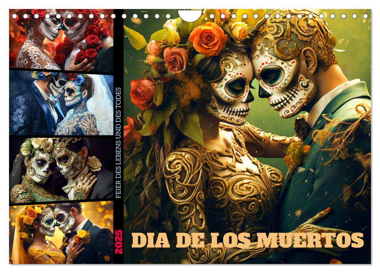 Cover: 9783383852824 | Dia de los Muertos - Feier des Lebens und des Todes (Wandkalender...