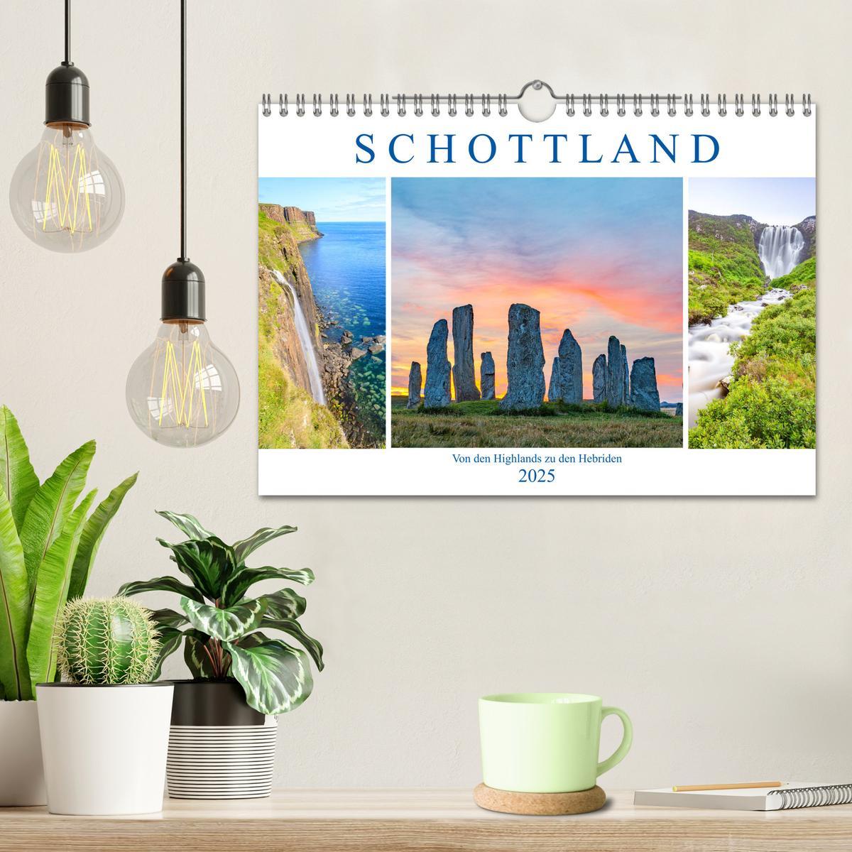 Bild: 9783435196791 | Von den Highlands zu den Hebriden (Wandkalender 2025 DIN A4 quer),...