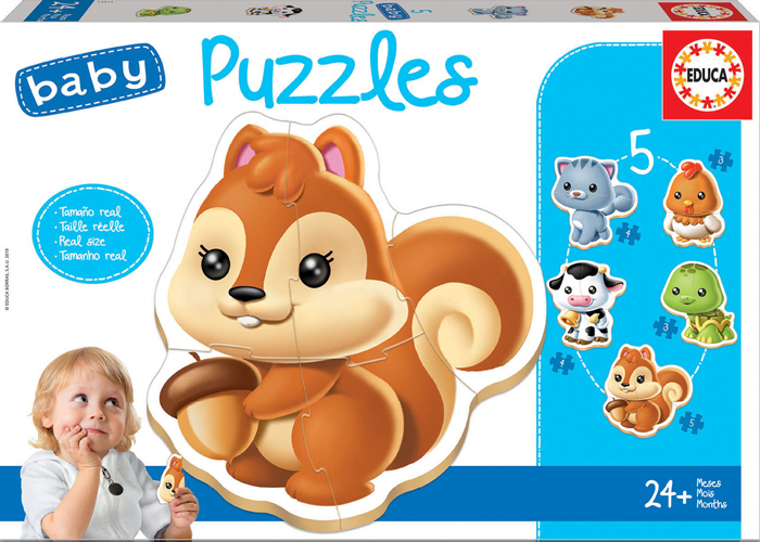 Cover: 8412668134737 | Baby Puzzles Animals (Kinderpuzzle) | Spiel | Educa Puzzle