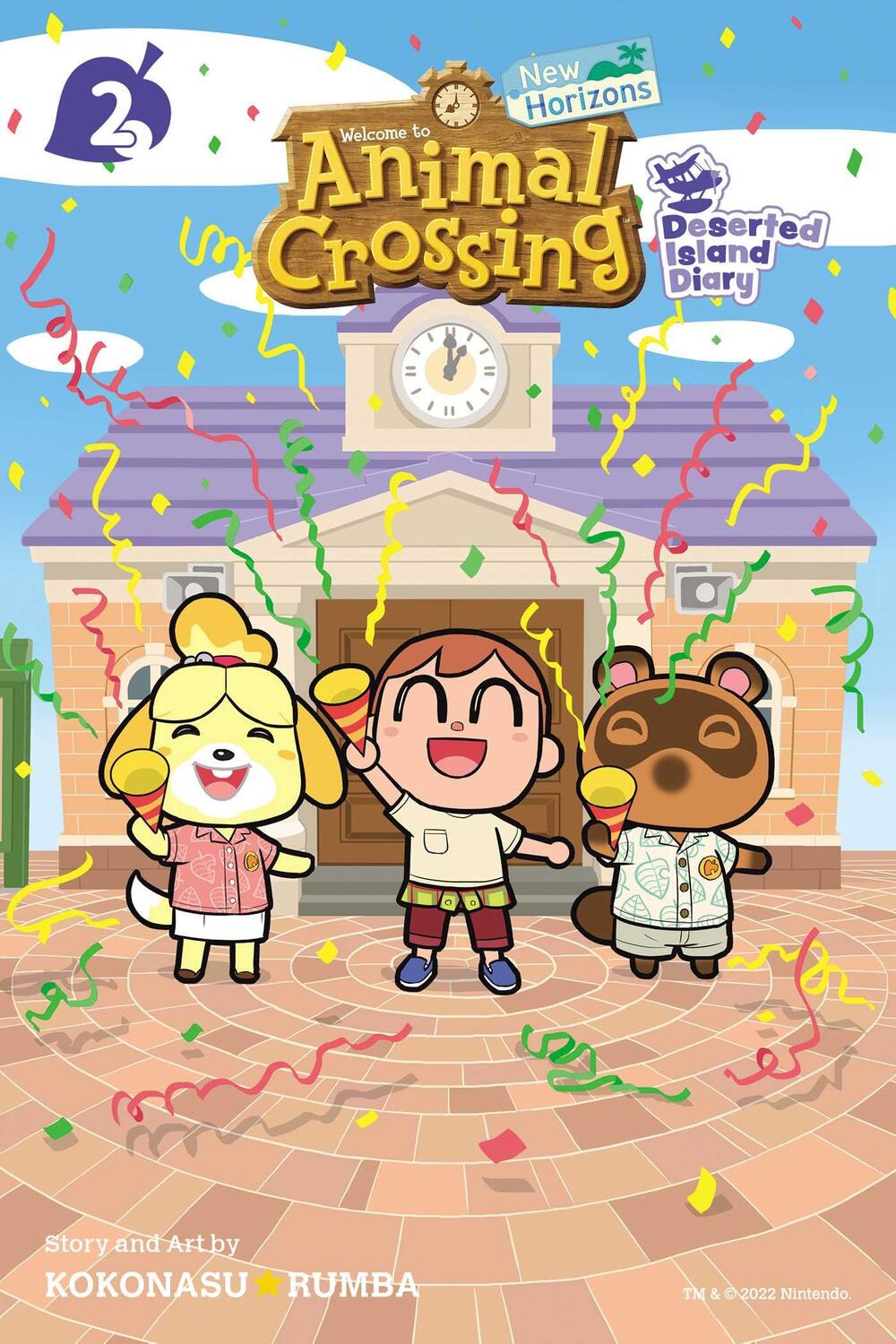 Cover: 9781974727032 | Animal Crossing: New Horizons, Vol. 2 | Deserted Island Diary | Rumba