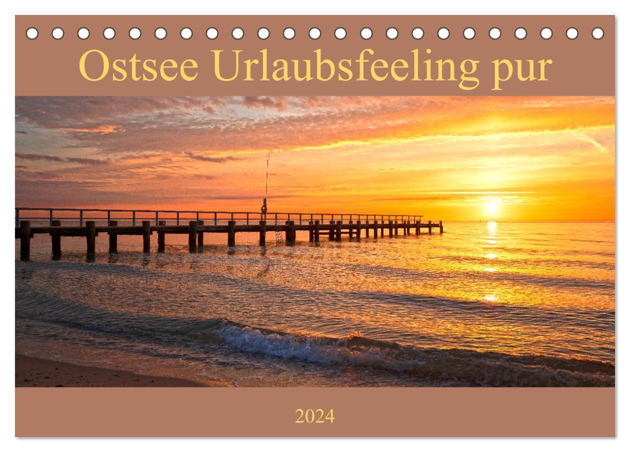 Cover: 9783675696525 | Ostsee Urlaubsfeeling pur (Tischkalender 2024 DIN A5 quer),...